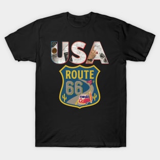 US Route 66 - USA Road Trip T-Shirt